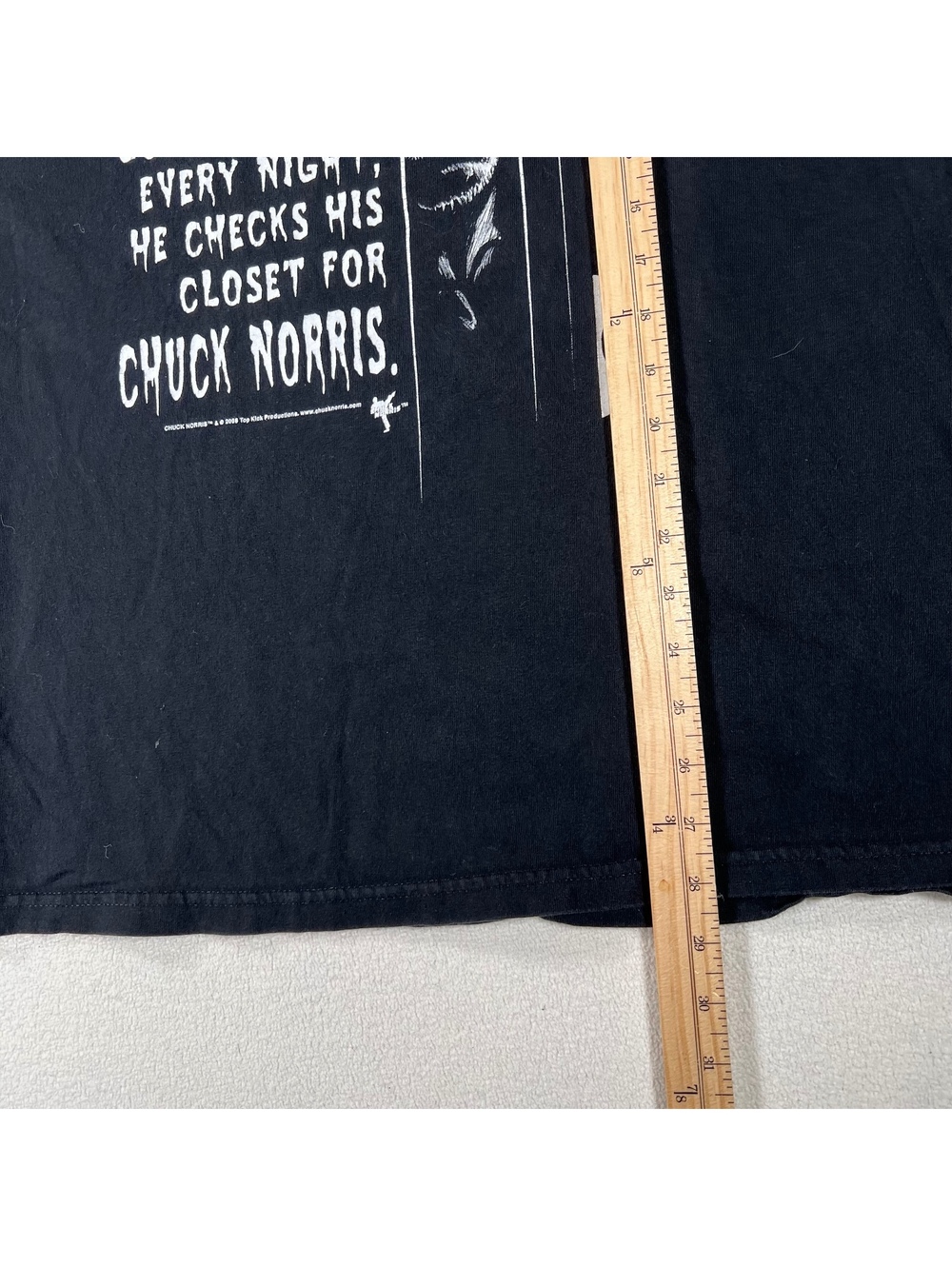 Vintage 2000s Chuck Norris Boogeyman tee Size L - Picture 4 of 6